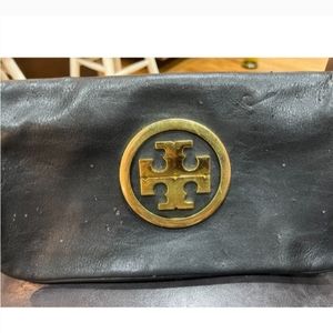COPY - Black pleather Tory bag